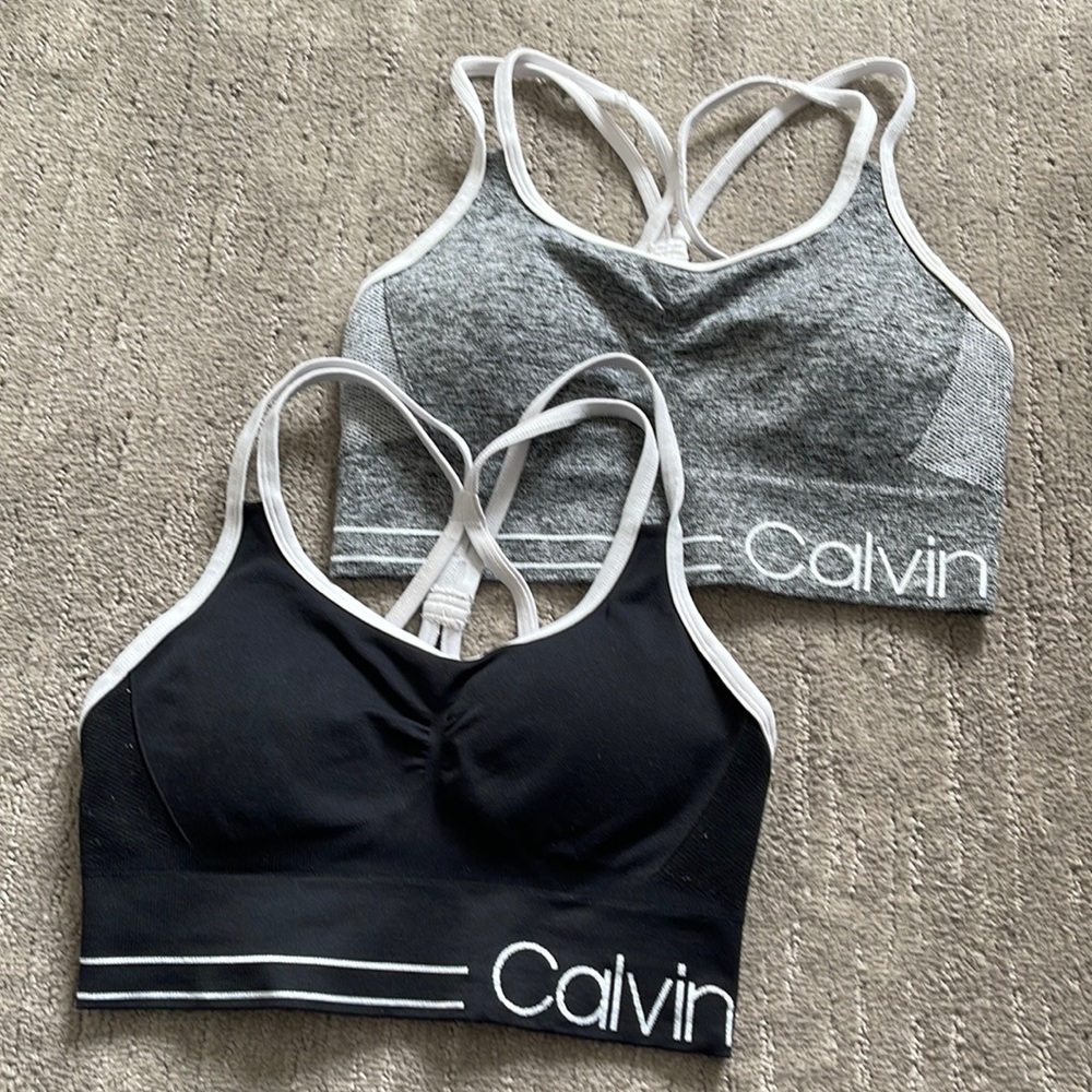 Calvin Klein sports bra workout top